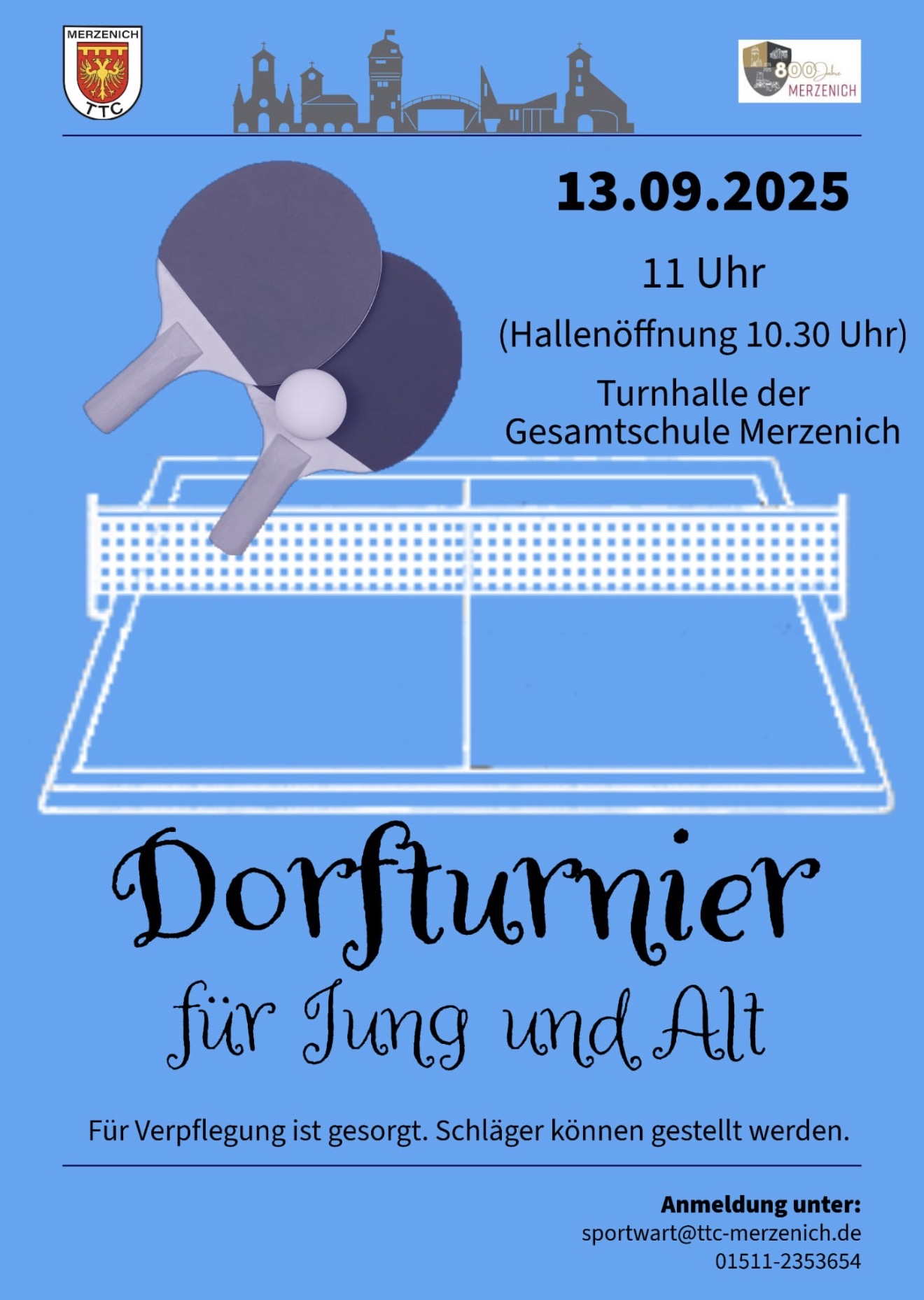 Startseite Dorfturnier 2025 für Jung und Alt in Merzenich im Kreis Düren