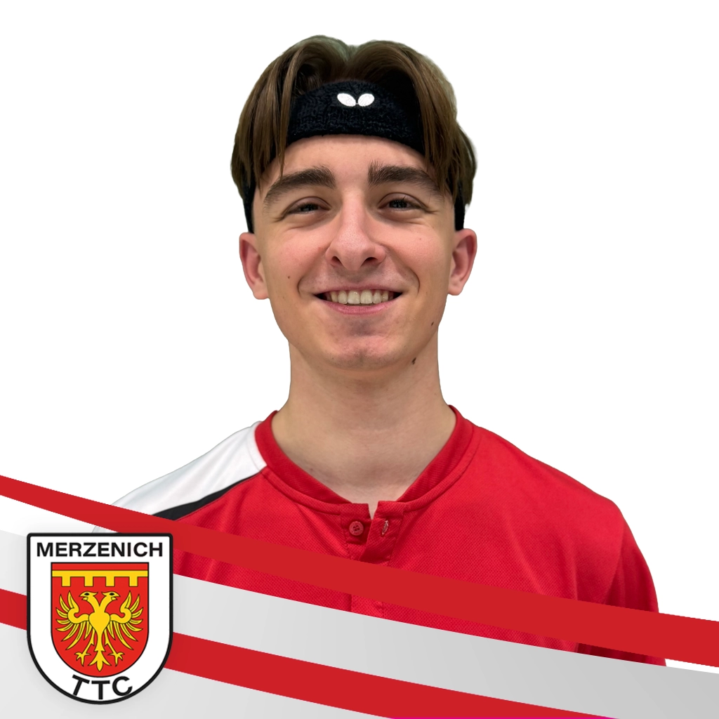 Spielerfoto von Niklas Krafczyk, TTC Merzenich Herren 3